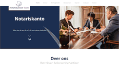 Desktop Screenshot of notariskantoorsoons.nl